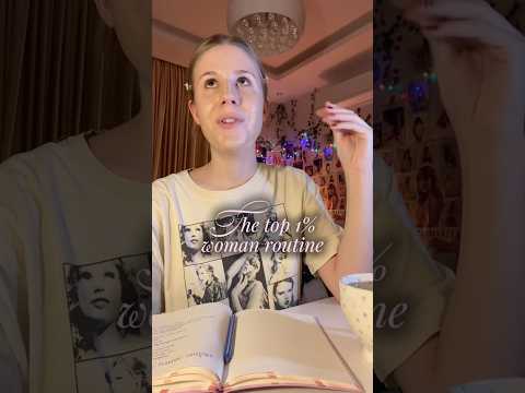 The TOP 1% woman routine 🌙🖋️ review, audit and goal setting
