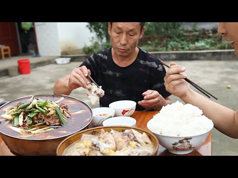 Father's Day, Riceman Cook Two Dishes for Dad