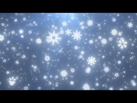 SNOW FALLING CHRISTMAS VJ LOOP - Abstract Christmas Background (No Sound)