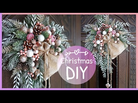 Instead of a Christmas wreath, make this DIY decor | DIY Christmas Decorations