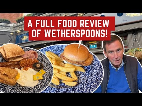 WETHERSPOONS Review: Eating BREAKFAST, LUNCH and DINNER in ONE DAY at MULTIPLE WETHERSPOONS!