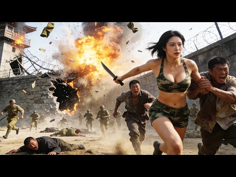 China's Agent Disguises as Performer to Rescue POWs—Exposed,He Detonates Bombs&Wipes Out 800 Enemies