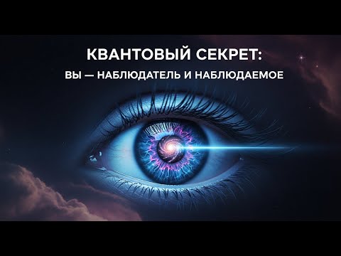 Квантовый секрет: вы — наблюдатель и наблюдаемое