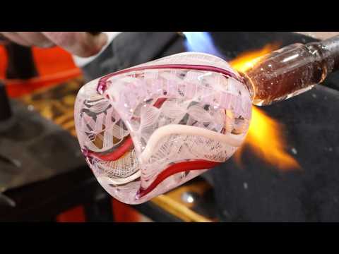 The Largest Glass Rondel I've Ever Made - Narrated Glassblowing Demonstration