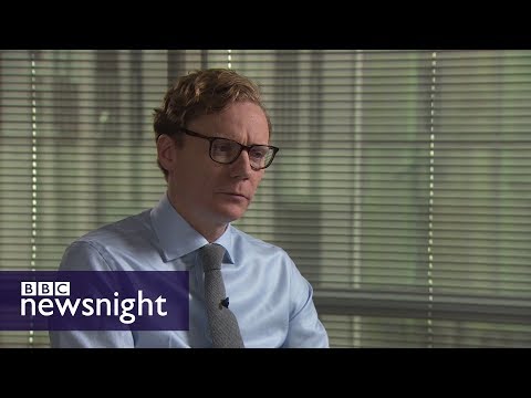 Cambridge Analytica CEO Alexander Nix - BBC Newsnight