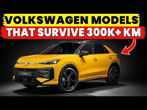 9 Volkswagen That Will Easily Reach 300.000 km (TÜV data)