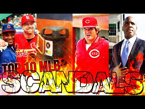 TOP 10 MLB SCANDALS Of All Time - Bribery, Gambling, Cheating, Collusion!!
