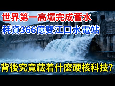 世界第一高壩完成蓄水,耗資366億雙江口水電站,背後藏着什麼硬核科技?#大國工程#基建狂魔
