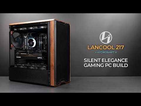 Lian Li Lancool 217 Quiet Aesthetics PC Build | HydroShift II | Noctua Chromax | T-Force Vulcan