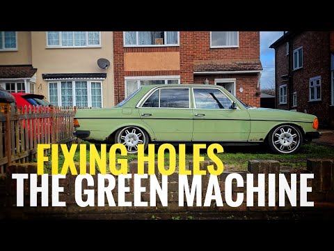 Rust Repair on W123 / The Green Machine