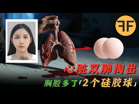 25歲泰國美女「掏心掏肺」，胸腔只剩2個「矽膠圓球」不知何物？
