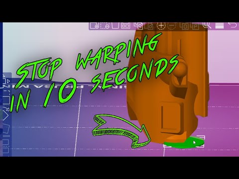 Add "Mouse Ears" To your 3D Print to avoid warping and popping off the build plate