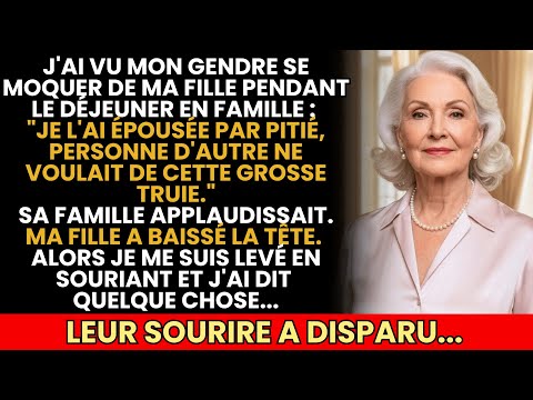 "Je L'ai Épousée Par Pitié, Personne Ne Voulait Cette Grosse" Mon Gendre Rit. Alors Je Me Levai Et…