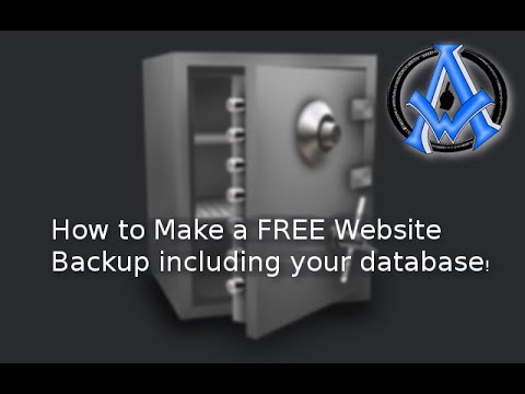Free Website Backup Including MySQL with PHP