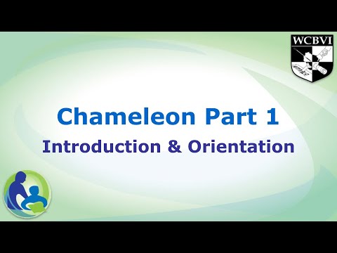 Chameleon Part 1: Introduction and Orientation