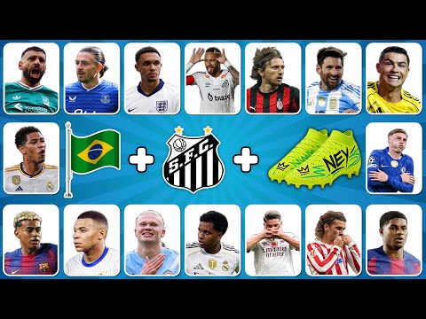 Can You Guess The Player By Song, Emoji, Club, Football Boots & More 🤔⁉️ | Ronaldo, Messi, Neymar