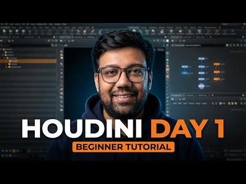Houdini Tutorial Day 1 — Interface & Navigation Basics  20 Day FX Series