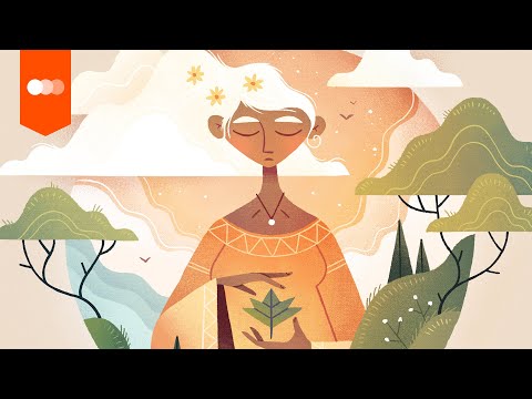How to draw an illustration in 5 steps #02 Nature Spirit by Dan Gartman