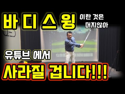 스윙은 하나 입니다! 프레임에 속지마세요.