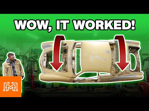 My Car Flipped Over!! Building a rotisserie for my VW Karmann Ghia