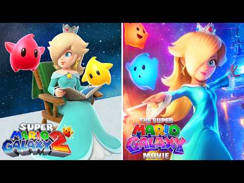 The Super Mario Galaxy Movie - Rosalina Tells the Luma Bedtime Stories (Game vs Movie Comparison)