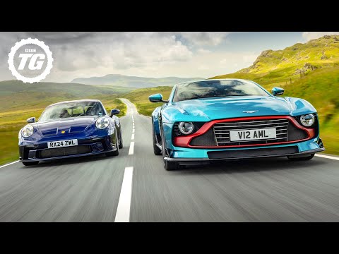 Manual Gearboxes Are Back! Aston Martin Valour vs Porsche 911 S/T | Top Gear | BBC Studios