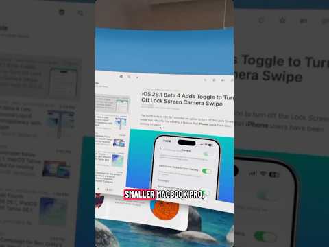Apple Vision Pro Mac Virtual Display is GOATED.
