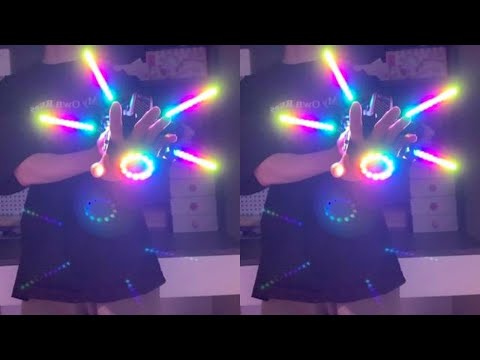 Light wings opened and impressed me. I love it! #Light Wing Cyber Mechanical Arm