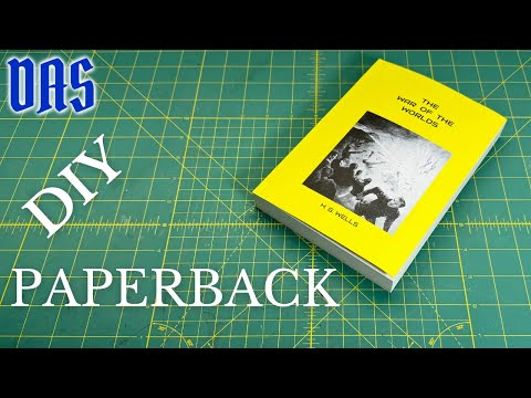 Make Your Own Paperback Using Basic Tools // Adventures in Bookbinding