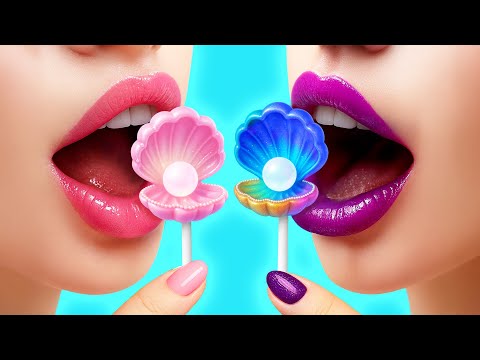 Pink Mermaid 💖 VS Dark Mermaid 🖤Mesmerizing Mermaid Makeover | Cha Cha Boom