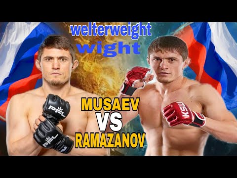 Murad Ramazanov (Russia) vs Shamil Musaev (Russia) PFL welterweight fight highlights #ufcgalaxy2.0