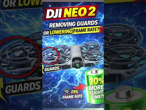 DJI Neo 2 Battery Life & Flight Time Will Removing the Guards or Lowering Frame Rate Help? #djineo2