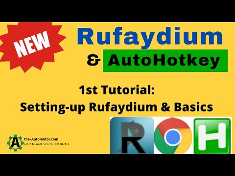 Automating Chrome with Rufaydium & AutoHotkey: #1 Getting started