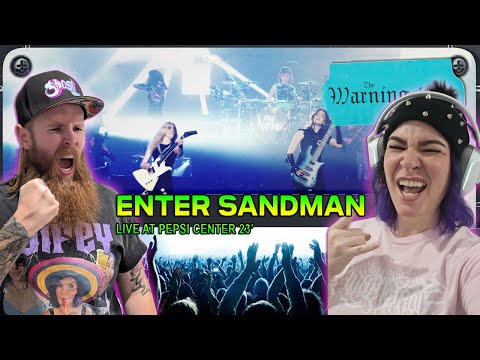THE WARNING – Enter Sandman (Metallica Cover) LIVE | Couple Reaction to This Iconic Performance!