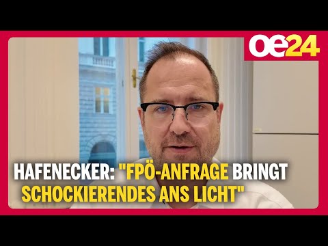 ​@ChristianHafeneckerTV: "FPÖ-Anfrage bringt schockierendes ans Licht"