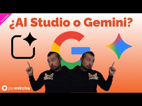 Which is Google's best AI... Gemini or Studio? - jonmircha