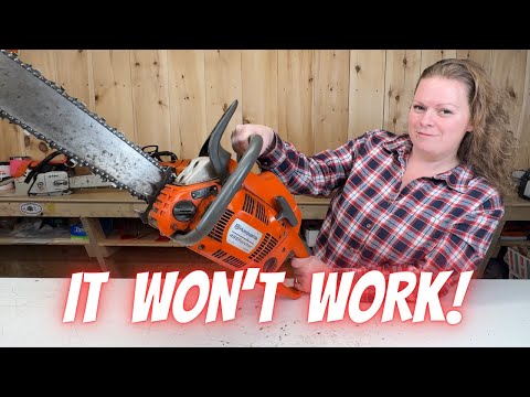 Starts BUT Dies! Husqvarna 455 Rancher