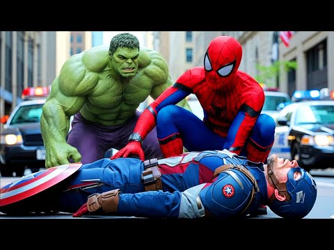 Unexpected Team Up Captain America's raised by SPIDER MAN   Revenge for Captain America