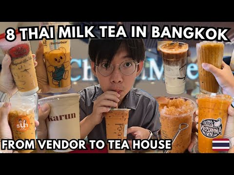 I Tried 8 Different Thai Tea Shops In Bangkok,Thailand And This One Blew My Mind🇹🇭!