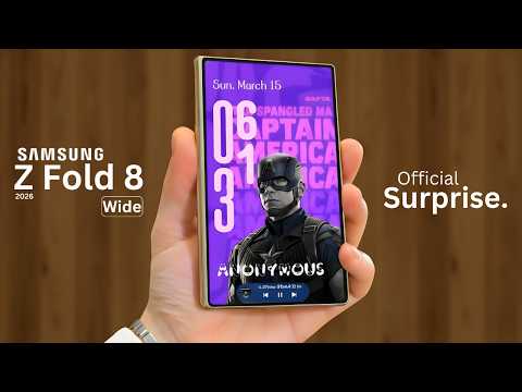 Samsung Galaxy Z Fold 8 Wide - It's Officially Confirmed!