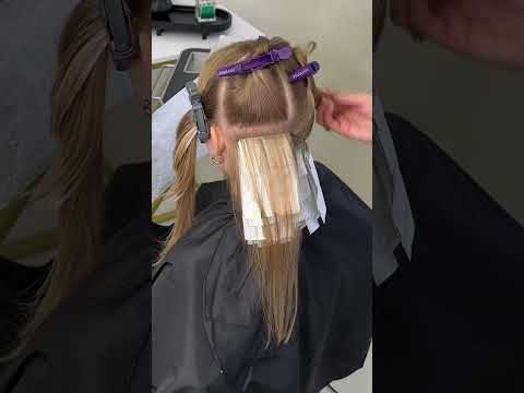 Рельефный блонд с максимальным сохранением качества волос!