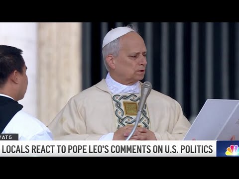 SoCal residents react to Pope Leo's comments on immigration and abortion