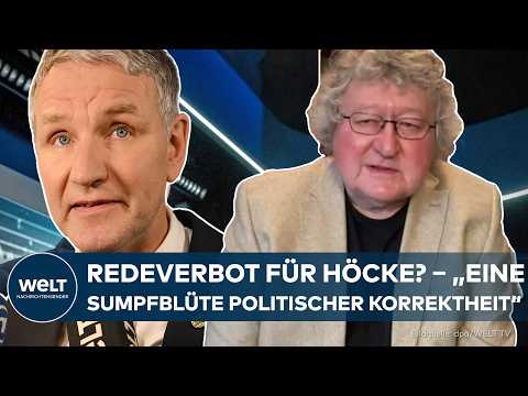 AFD: Redeverbot für Höcke? Patzelt reagiert scharf! – „Eine Sumpfblüte der politischen Korrektheit!“