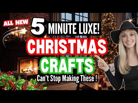 5 Minute Christmas Crafts That Don’t Look Cheap | Quick Christmas DIY Gifts