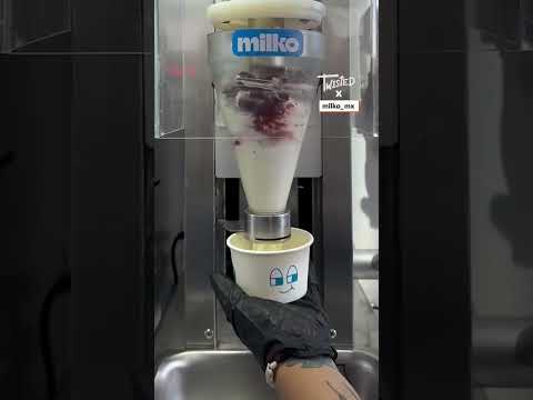 Mixing ice cream made easy 🍦👏