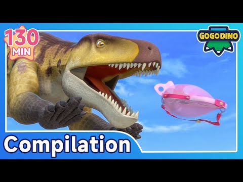 🔥 GOGODINO S7 | EP14-26 Full Compilation 2 | Dinosaur Explorer Cartoon for Kids | 130min Fun