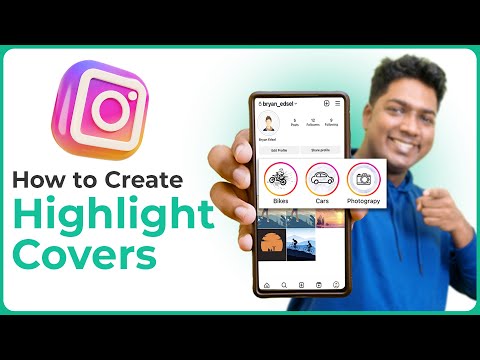 How To Create Instagram Story Highlight Covers - 2024