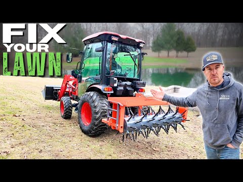 Fixing My Destroyed Lawn With a MechMaxx Core Aerator...