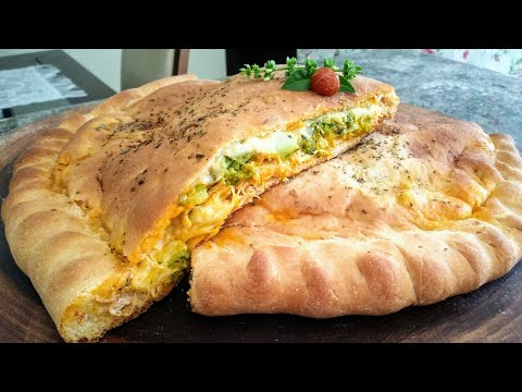 THIS CALZONE WILL MAKE THE WHOLE FAMILY HAPPY