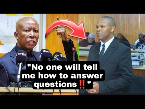 EFF Julius Malema Grilling the Prosecutor on " Firearm Discharge" Cases at Magistrates Court